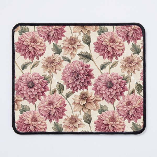 Item preview, Pink Dahlia Pattern Vintage Illustration designed and sold by patterncrow.