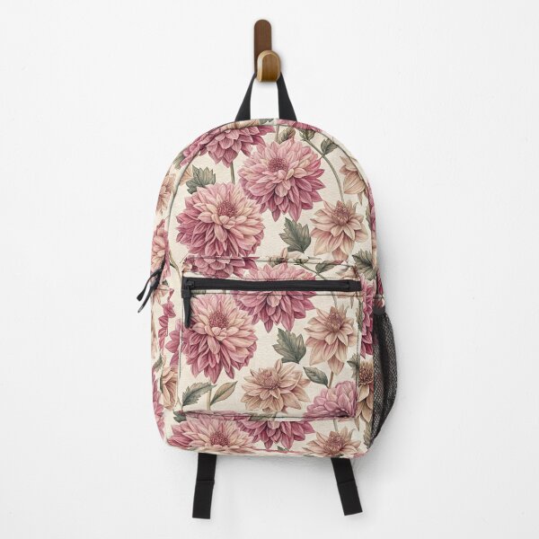 Item preview, Pink Dahlia Pattern Vintage Illustration designed and sold by patterncrow.