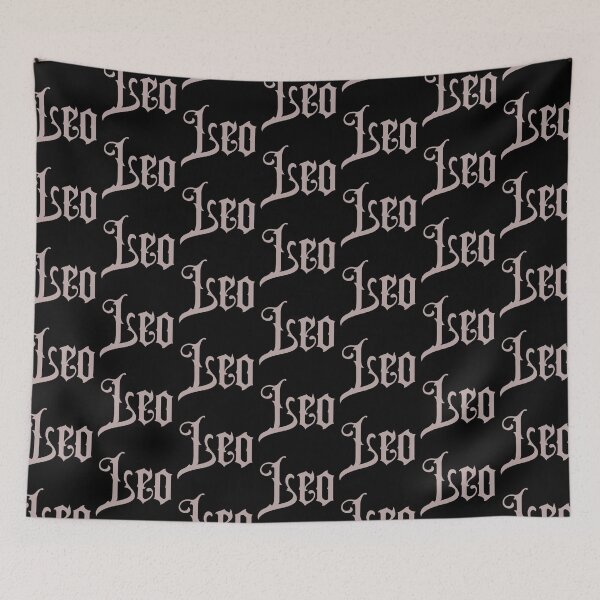 Item preview, Gothic Lettering Leo Zodiac Sign designed and sold by Hellofriendco.