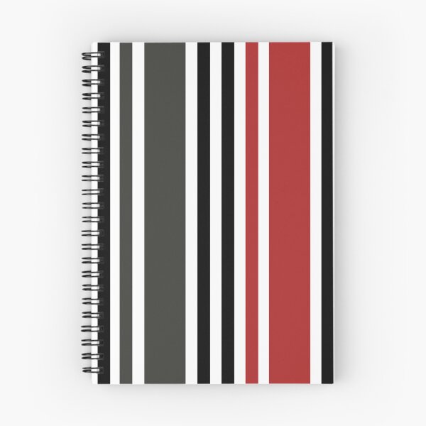 Item preview, Red Black Grey Vertical Stripes Pattern  designed and sold by Nisha Prabhu.