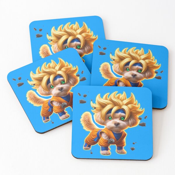 Aperçu de l'œuvre Chien Super Saiyan Dragon Ball Z créée et vendue par TQDitty.