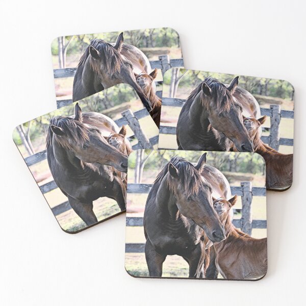 Item preview, THOROUGHBRED MARE AND FOAL, PHOTOGRAPHY BY BARB JEAN designed and sold by Barbara Jean Photo Art And Design.