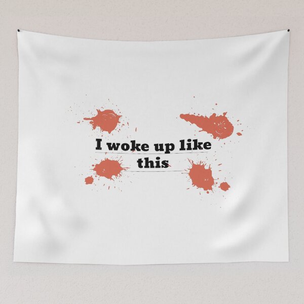 Item preview, funny i woke up like this designed and sold by good1TEMSshop.