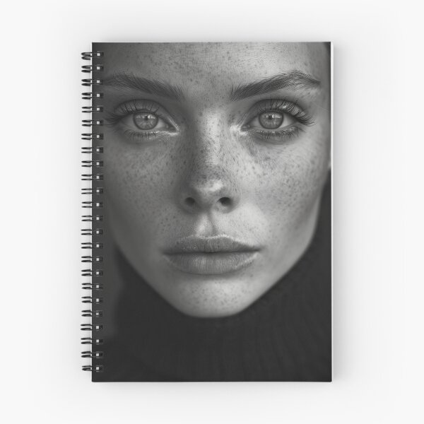 Item preview, Freckled Woman Portrait designed and sold by RevivalPopShop.