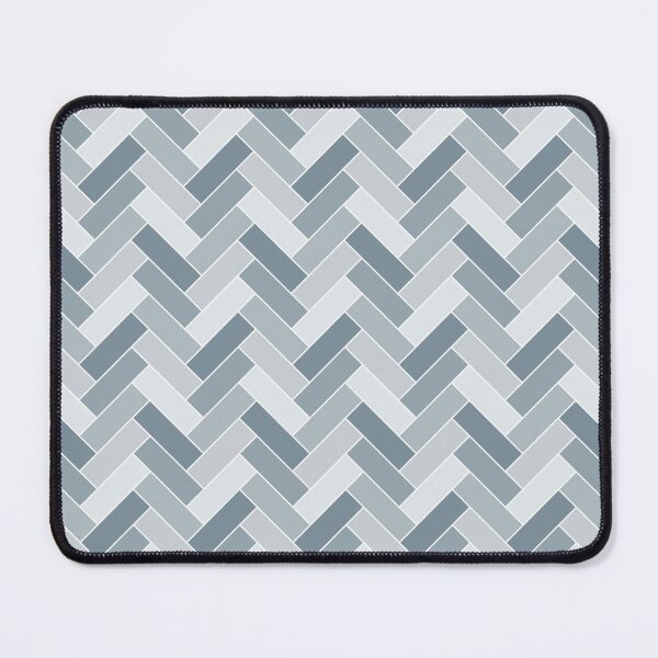 Item preview, Geometric Pattern: Herringbone Alt: Bluestone designed and sold by Red Wolf.