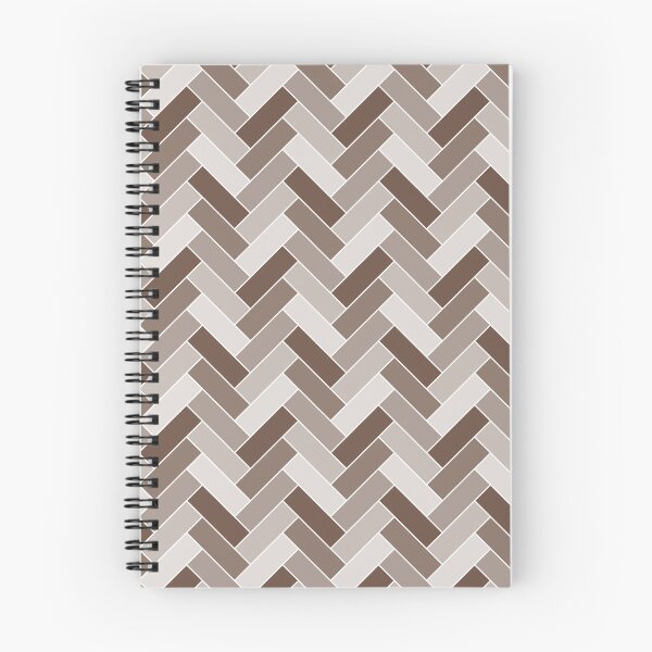 Item preview, Geometric Pattern: Herringbone Alt: Brownstone designed and sold by Red Wolf.