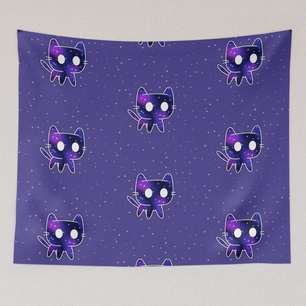 Item preview, Startled Galaxy cat designed and sold by Cre8iveCat.