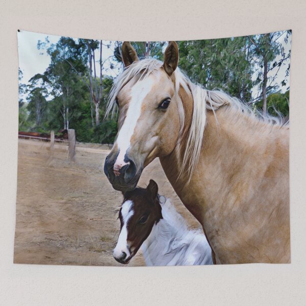 Item preview, BEAUTIFUL PALOMINO MARE AND FOAL,  designed and sold by Barbara Jean Photo Art And Design.