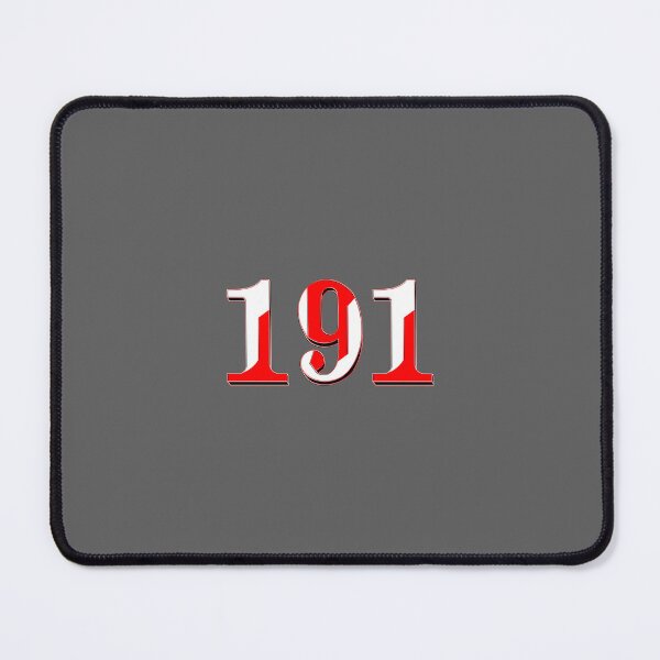 Item preview, number one hundred and ninety one digit 191 order sequence team member age designed and sold by 4rpixs.