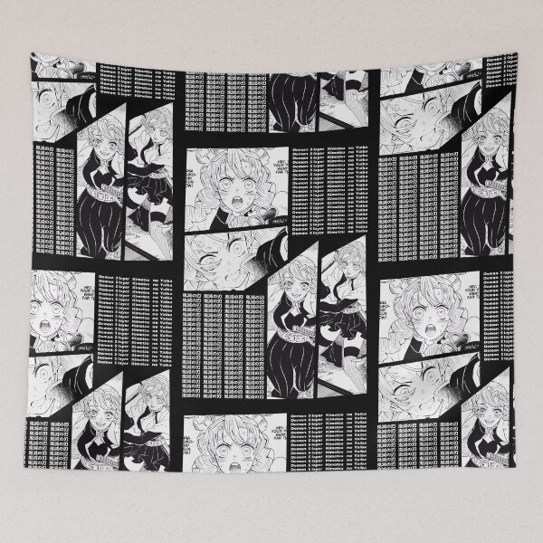 Item preview, Mitsuri Kanroji Love Hashira Manga Stripe Design designed and sold by Wafusaurus.