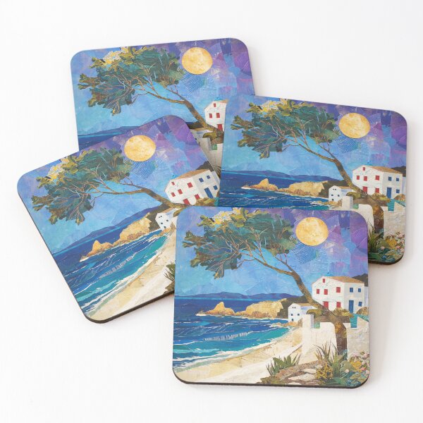 Item preview, Cut Paper Seascape Digital Collage designed and sold by zolarche.