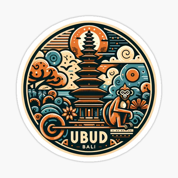 Ubud Bali Sticker