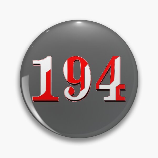 Item preview, number one hundred and  ninety four digit 194 order sequence team member age designed and sold by 4rpixs.