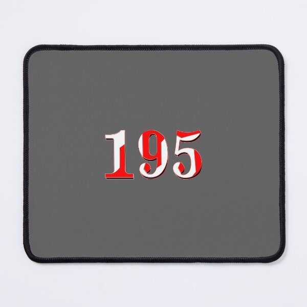Item preview, number one hundred and ninety five digit 195 order sequence team member age designed and sold by 4rpixs.