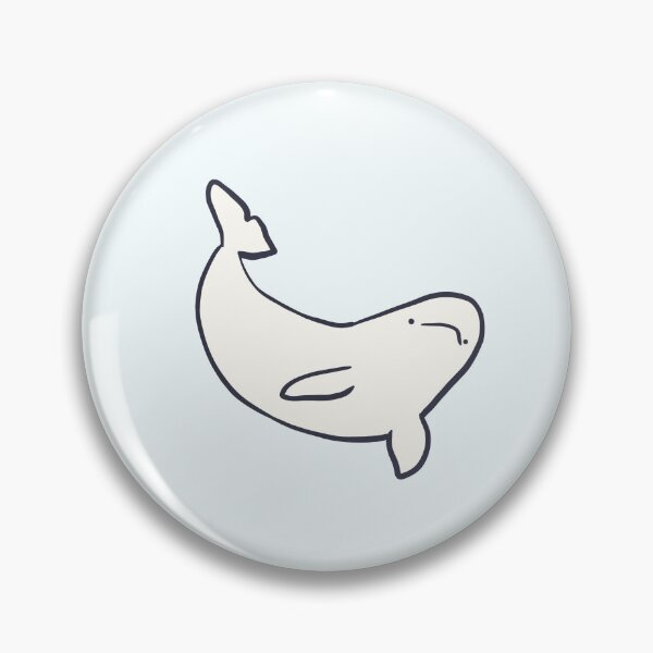 Item preview, Cute Beluga Whale art designed and sold by Mayarart.