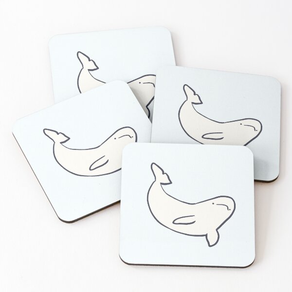 Item preview, Cute Beluga Whale art designed and sold by Mayarart.