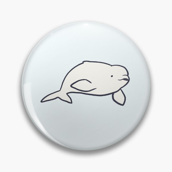 Item preview, Cartoon Beluga Whale  designed and sold by Mayarart.