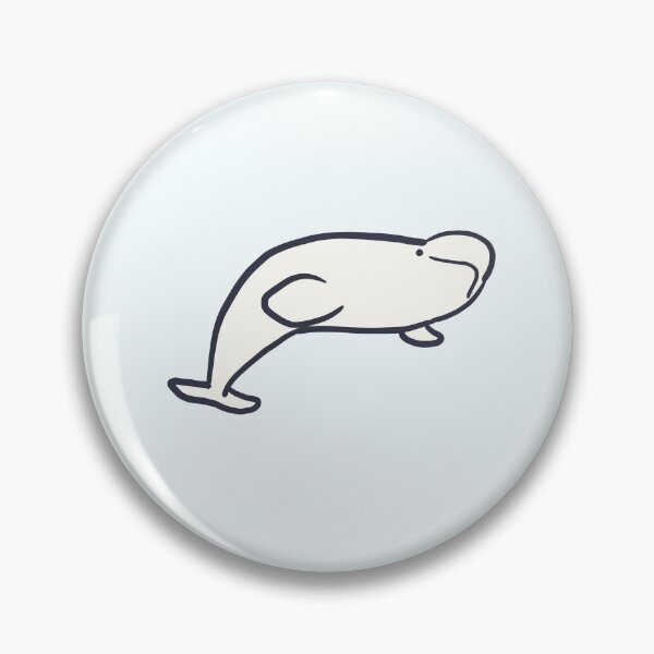 Item preview, Cute Beluga Whale illustration  designed and sold by Mayarart.