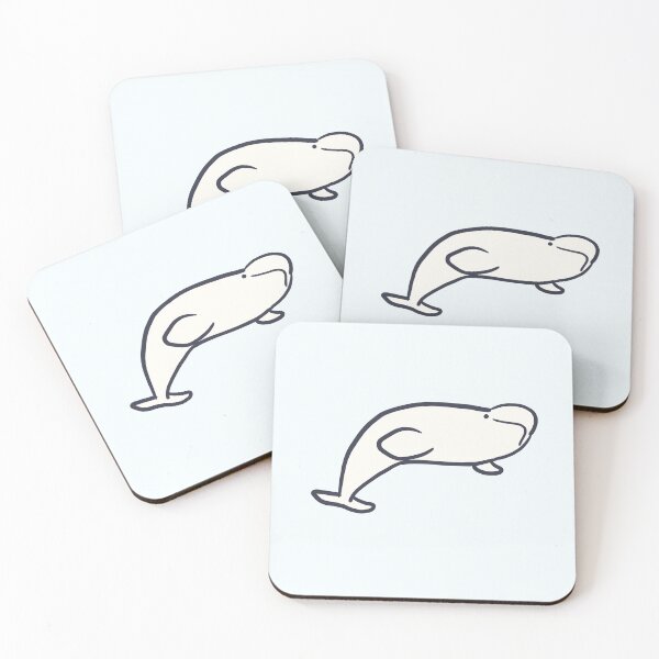 Item preview, Cute Beluga Whale illustration  designed and sold by Mayarart.