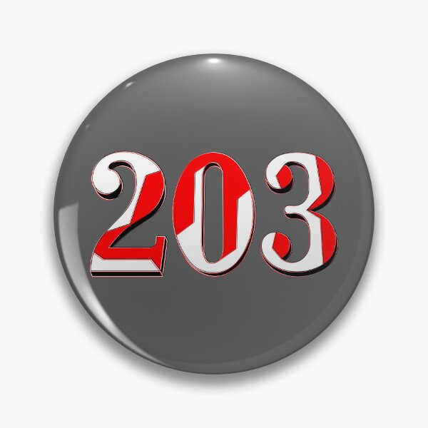 Item preview, number two hundred and three digit 203 order sequence team member age designed and sold by 4rpixs.