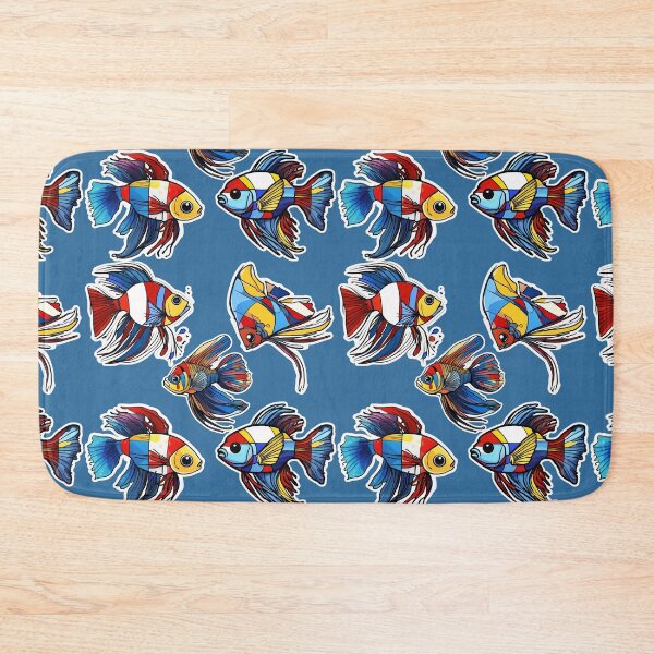 Item preview, Beta fish stickers designed and sold by VickyJo111.