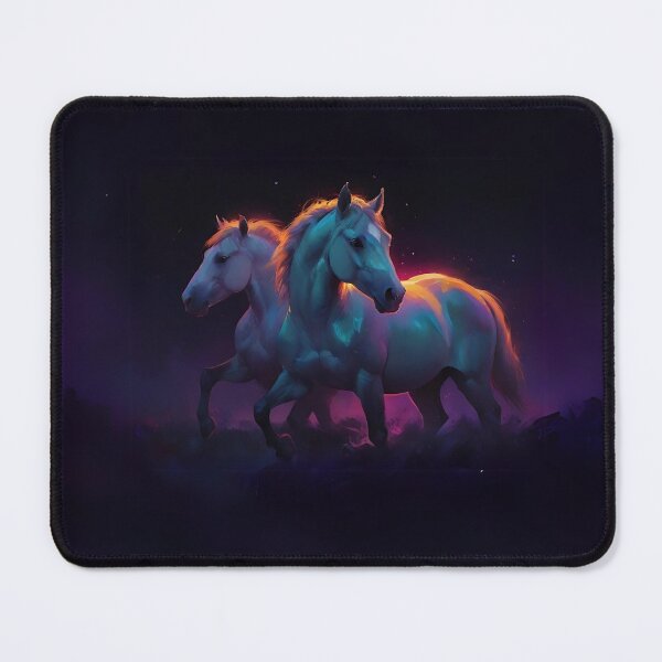 Item preview, Colourful Horses Art designed and sold by Obsidian Ink by Wilshire.