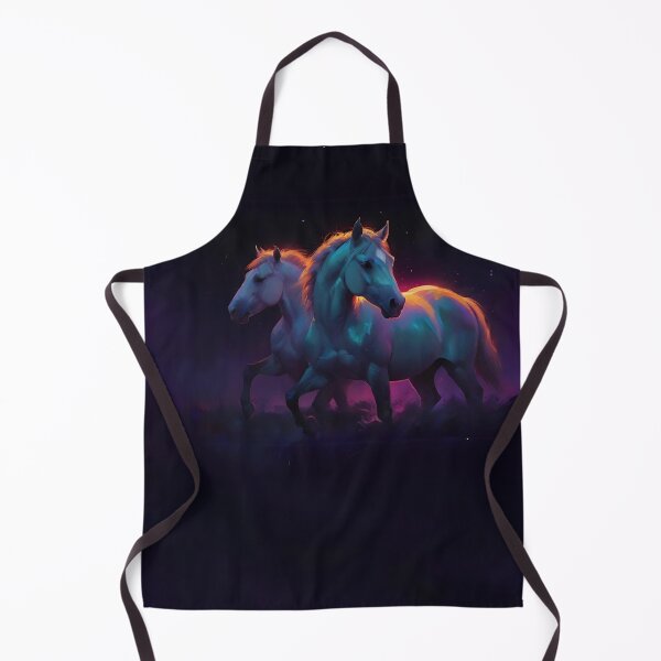 Item preview, Colourful Horses Art designed and sold by Obsidian Ink by Wilshire.