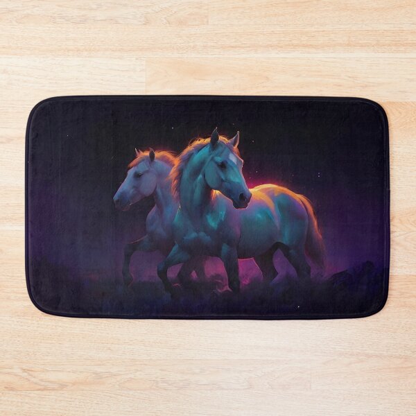 Item preview, Colourful Horses Art designed and sold by Obsidian Ink by Wilshire.