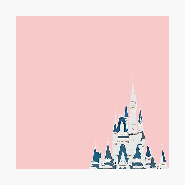 Magic Castle Millennial Pink Photographic Print
