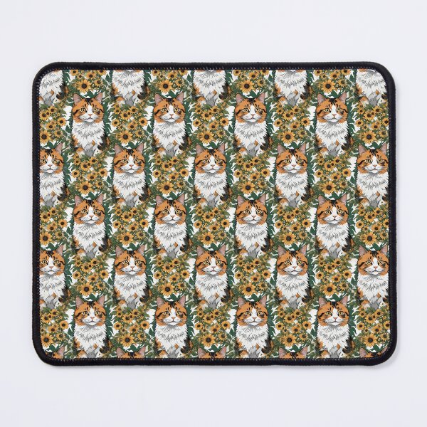 Item preview, Calico Cat And Black Eyed Susan Flowers Pattern 2 designed and sold by taiche.