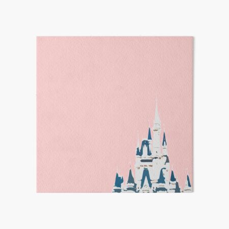 Magic Castle Millennial Pink Art Board Print