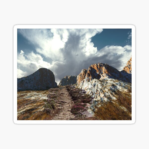 Item preview, Along the Craggy Hillside designed and sold by Illus01.