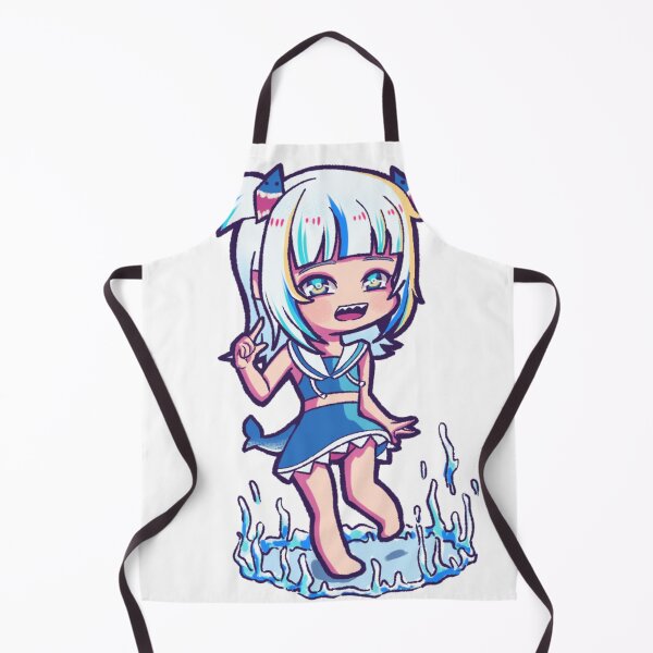 Item preview, Gawr Gura Summer Swimsuit Sailor Shark vtuber outfit designed and sold by MilkTeaMari.