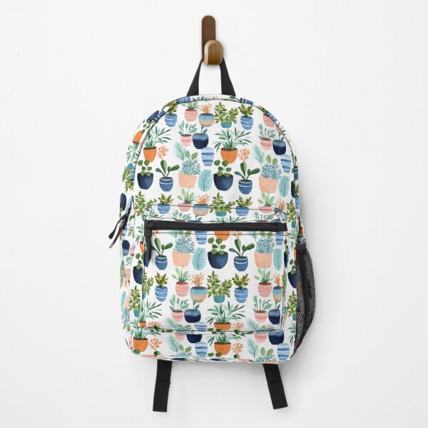 Item preview, watercolor pots seamless pattern 4 designed and sold by FlaskLab.