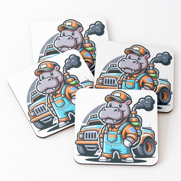 Artikelvorschau, Dakar Dream: Hippo-Mechaniker entworfen und verkauft von 0penvimark.