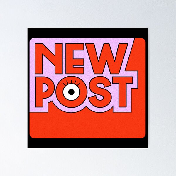 Item preview, Fresh Finds: Redbubble Latest 'New Post' Design Await! designed and sold by Luxuriously.