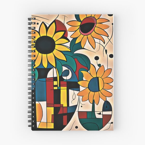 Item preview, Miro Inspired Abstract Sunflower Surrealist Avant Garde Art  designed and sold by Sizani.