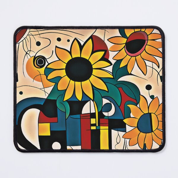 Item preview, Miro Inspired Abstract Sunflower Surrealist Avant Garde Art  designed and sold by Sizani.