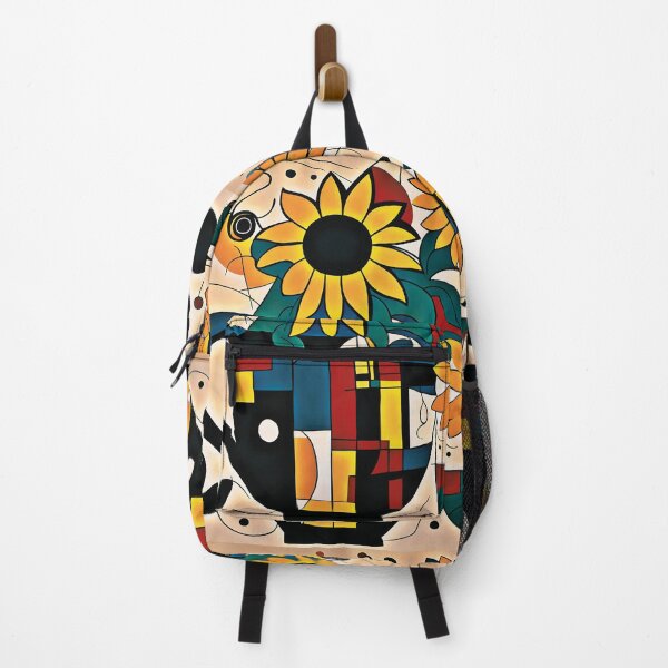Item preview, Miro Inspired Abstract Sunflower Surrealist Avant Garde Art  designed and sold by Sizani.