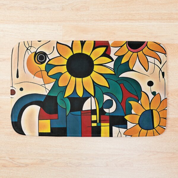Item preview, Miro Inspired Abstract Sunflower Surrealist Avant Garde Art  designed and sold by Sizani.