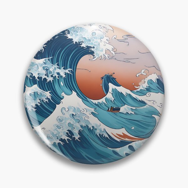 Item preview, Wave and sky ,Tidal wave , japaness style designed and sold by KiraChie.