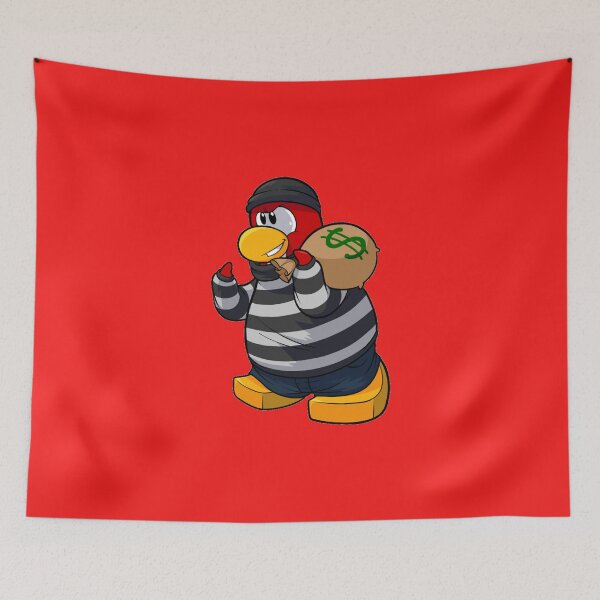 Item preview, Robber Club Penguin Meme  designed and sold by Farmland.
