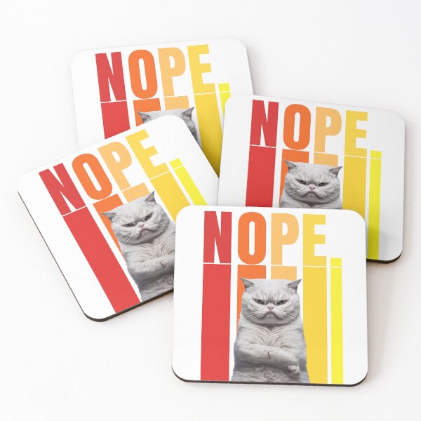 Item preview, Nope Cat designed and sold by Tajdi.