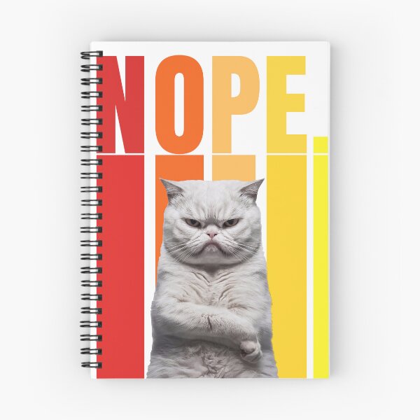 Item preview, Nope Cat designed and sold by Tajdi.