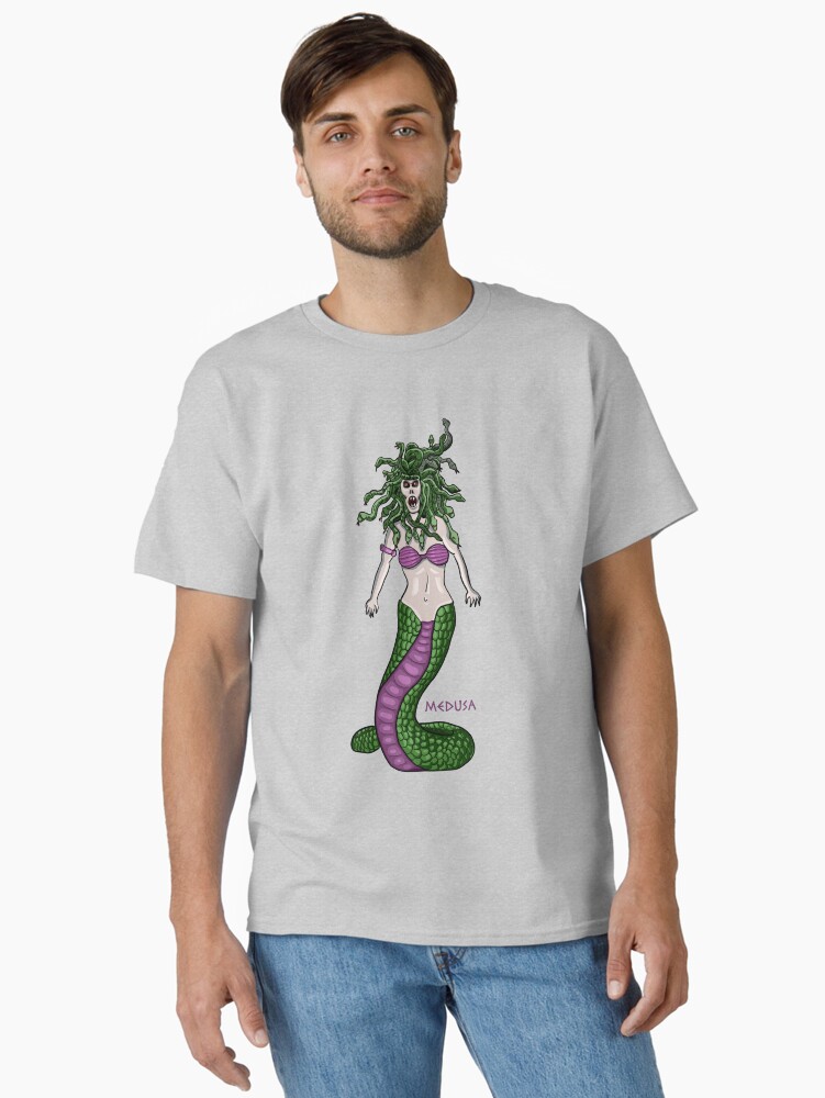 Thumbnail 2 von 7, Classic T-Shirt, Medusa Gorgone designt und verkauft von Kobeko.