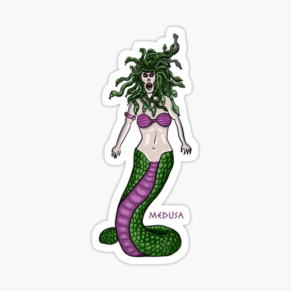 Medusa Gorgon Sticker