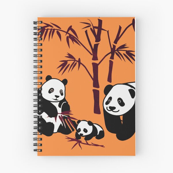 Item preview, Familia panda naranja designed and sold by thupho.