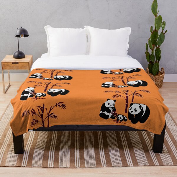 Item preview, Familia panda naranja designed and sold by thupho.