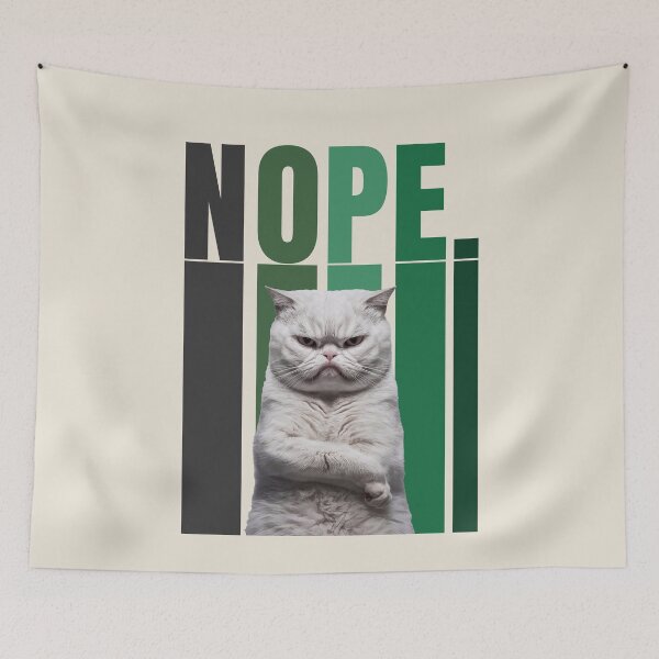 Item preview, Nope Cat designed and sold by Tajdi.