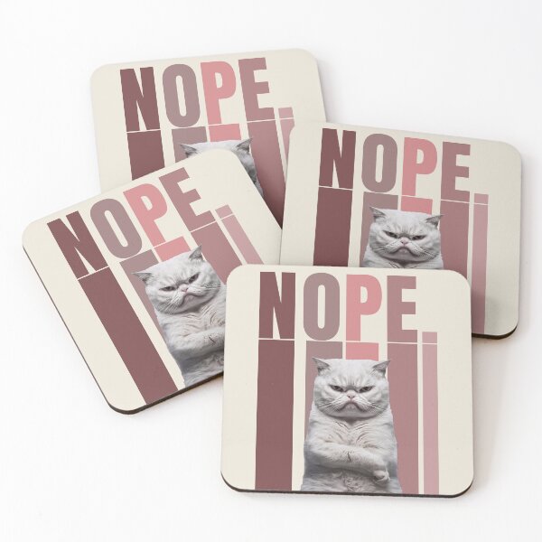 Item preview, Nope Cat designed and sold by Tajdi.